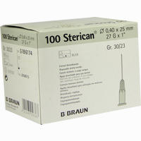 Sterican Einmal- Dentalkanüle L 27gx1 0.40x25mm Kanülen 100 Stück