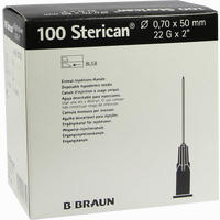 Sterican Kanüle 22gx2 0.70x50 Kanülen 100 Stück 