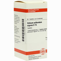 Stibium Sulfuratum Nigrum D15 Tabletten 80 Stück 
