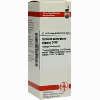 Stibium Sulfuratum Nigrum D30 Dilution 20 ml