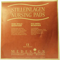 Stilleinlagen Seide/Wolle/Microfaser 14cm 2 Stück 