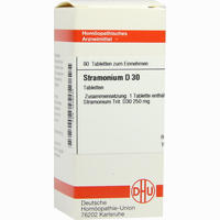 Stramonium D30 Tabletten 80 Stück - ab 5,65 €
