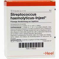 Streptococcus Haemolyticus- Injeel Ampullen  100 Stück - ab 18,22 €