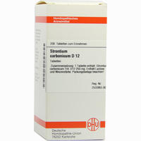 Strontium Carbonicum D12 Tabletten 80 Stück - ab 8,20 €