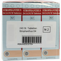 Strophanthus D4 Sanum Tabletten  80 Stück - ab 6,71 €