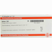 Sulfur C30 Ampullen 10 x 1 ml 