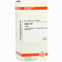Sulfur C30 Tabletten 80 Stück - ab 7,27 €