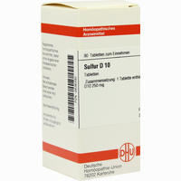 Sulfur D10 Tabletten 80 Stück - ab 6,80 €