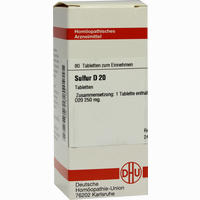 Sulfur D20 Tabletten 80 Stück