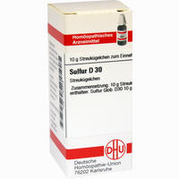 Sulfur D30 Globuli Dhu-arzneimittel 10 g