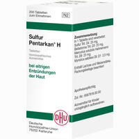 Sulfur Pentarkan H Tabletten 200 Stück