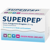 Superpep Reise Kaugummi Dragees 20mg 10 Stück - ab 7,43 €