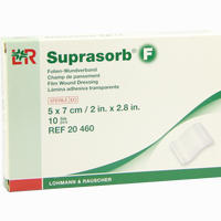 Suprasorb F Folienwundverband 5x7cm  10 Stück - ab 12,24 €