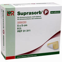 Suprasorb P Pu- Schaumverband Nicht Klebend 5x5cm 8 Stück