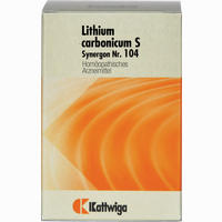 Synergon Kompl Lithium Carbonicum S Nr.104 Tabletten 100 Stück - ab 9,12 €