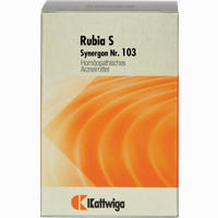 Synergon Kompl Rubia S Nr.103 Tabletten 100 Stück - ab 8,87 €