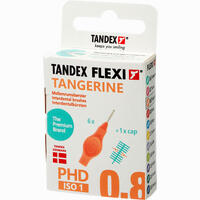 Tandex Flexi Tangerine Phd 0.8 Iso 1 Zahnbürste 6 x 1 Stück