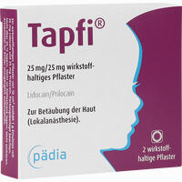 Tapfi 25 Mg/25 Mg Wirkstoffhaltiges Pflaster  2 Stück - ab 5,33 €