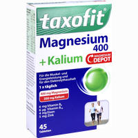 Taxofit Magnesium + Kalium Tabletten 45 Stück