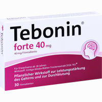 Tebonin Forte 40 Mg Filmtabletten  200 Stück - ab 7,66 €