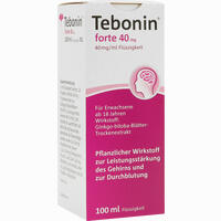 Tebonin Forte 40 Mg Flüssigkeit Fluid 100 ml - ab 19,48 €
