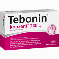 Tebonin Konzent 240mg Filmtabletten  120 Stück - ab 37,16 €