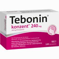 Tebonin Konzent 240mg Filmtabletten  120 Stück - ab 38,09 €