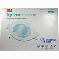 Tegaderm Absorbent Fk Oval 14.2x15.8cm Verband 5 Stück