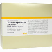 Testis Compositum N Ampullen  10 Stück - ab 17,98 €