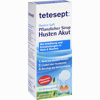 Tetesept Husten Saft Pflanzlicher Sirup Husten Akut  150 ml 