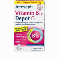 Tetesept Vitamin B12 Depot 200ug Filmtabletten 30 Stück 