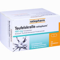 Teufelskralle- Ratiopharm Filmtabletten 200 Stück - ab 9,46 €