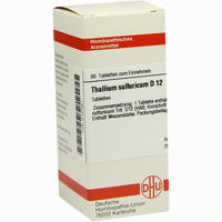 Thallium Sulf D12 Tabletten 80 Stück - ab 7,80 €