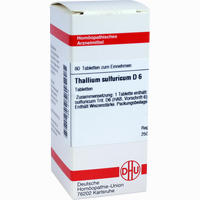 Thallium Sulf D6 Tabletten 80 Stück - ab 7,40 €