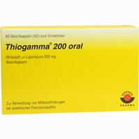 Thiogamma 200 Oral Kapseln 60 Stück