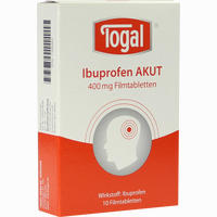 Togal Ibuprofen Akut 400mg Filmtabletten 10 Stück 