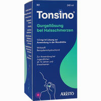 Tonsino Gurgel. B. Hals. 1. 5mg/Ml Lsg. Z. Anw. I. D. Mundh 120 ml - ab 3,19 €