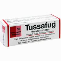 Tussafug Hustenstiller überzogene Tabletten  30 Stück 