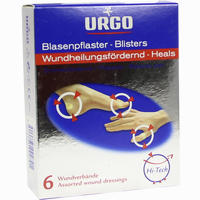 Urgo Blasenpflaster 2 Größen 6 Stück 