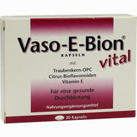 Vaso- E- Bion Vital Kapseln 20 Stück - ab 7,87 €