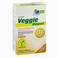 Veggie Depot Vitamin D3 800 I.e.+calcium+b5 Tabletten 60 Stück 