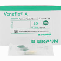 Venofix A 0. 8x19mm 21g 30cm Grün 1 Stück