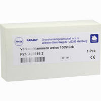Verband Klammern Weiss 100 Stück
