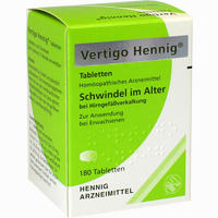 Vertigo Hennig Tabletten  100 Stück - ab 8,57 €