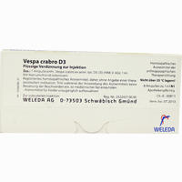 Vespa Crabro D3 Ampullen 8 x 1 ml