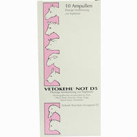 Vetokehl Not D5 Injektion Vet Injektionslösung 10 x 1 ml 