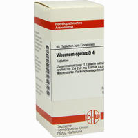 Viburnum Opulus D4 Tabletten 80 Stück 
