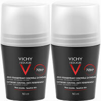 Vichy Homme Dp Deo Roll- On Anti Transpirant 72h 2 x 50 ml