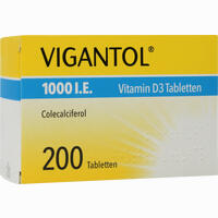 Vigantol 1000 I. E. Vitamin D3 Tabletten 200 Stück - ab 2,96 €