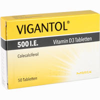 Vigantol 500 I. E. Vitamin D3 Tabletten 100 Stück - ab 2,29 €